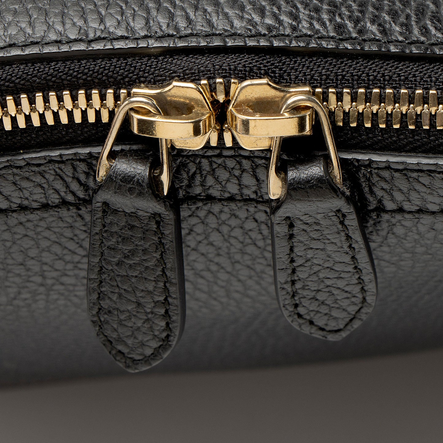 Gucci Leather Charm Dome Satchel