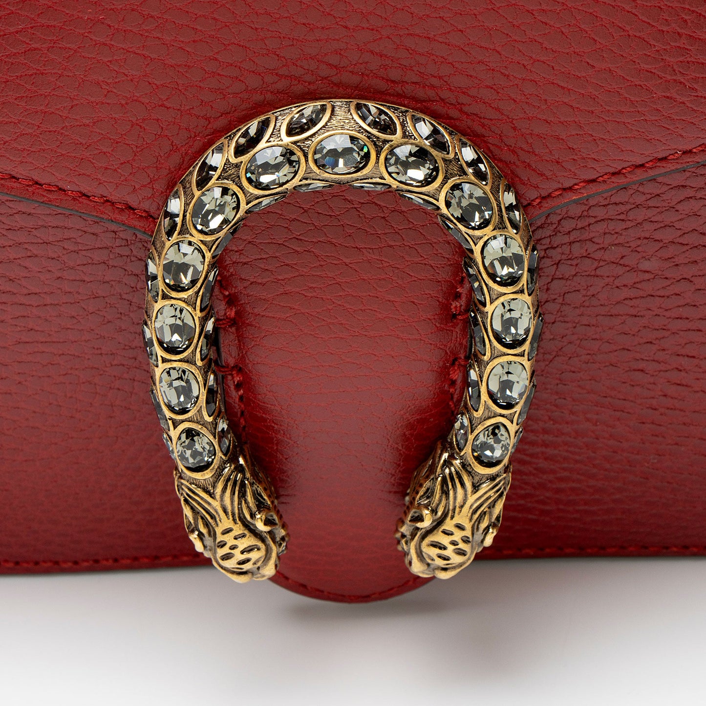 Gucci Leather Crystal Dionysus Medium Shoulder Bag
