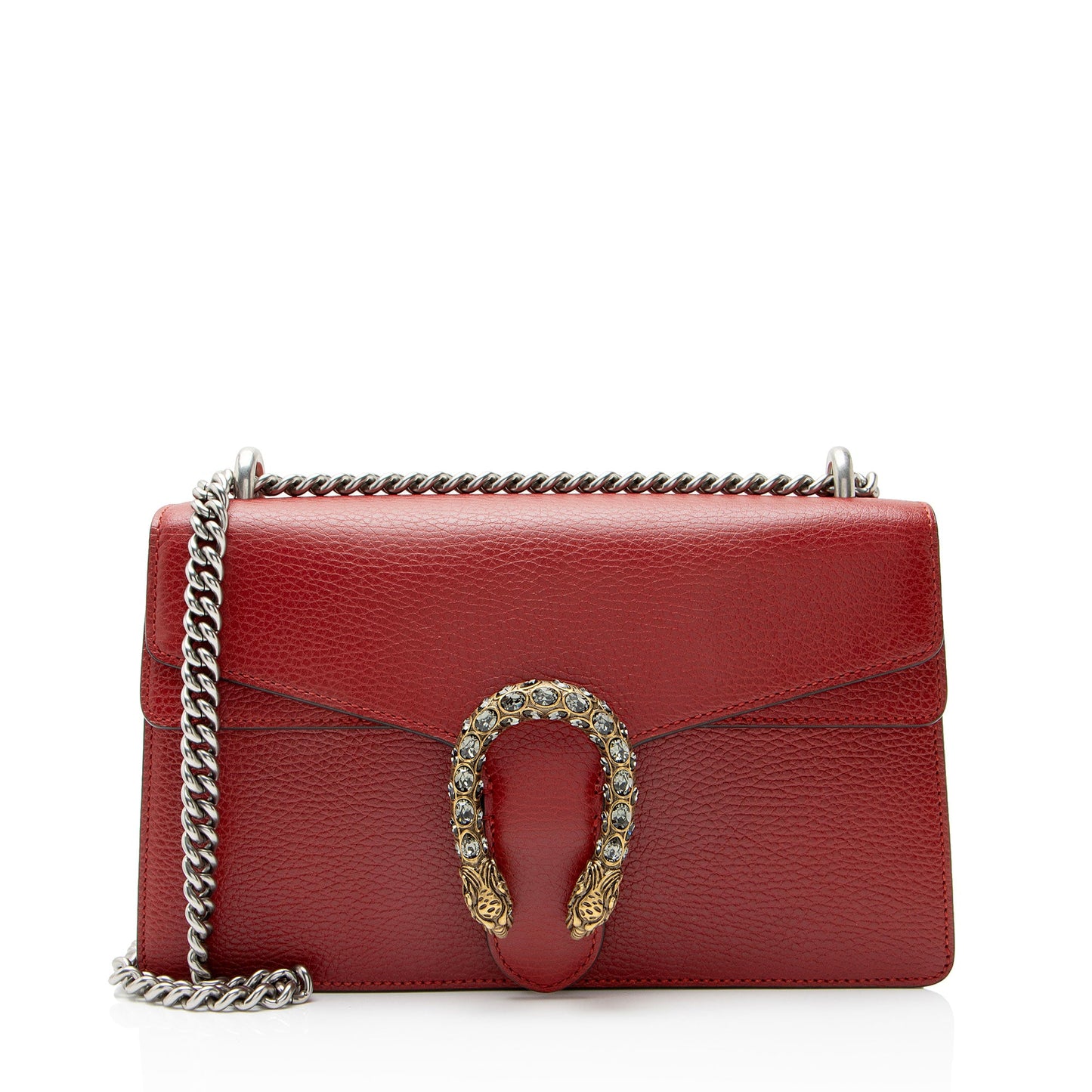 Gucci Leather Crystal Dionysus Medium Shoulder Bag
