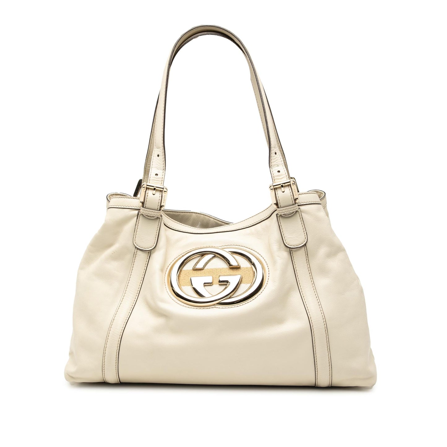 Gucci Leather Dialux Britt Tote