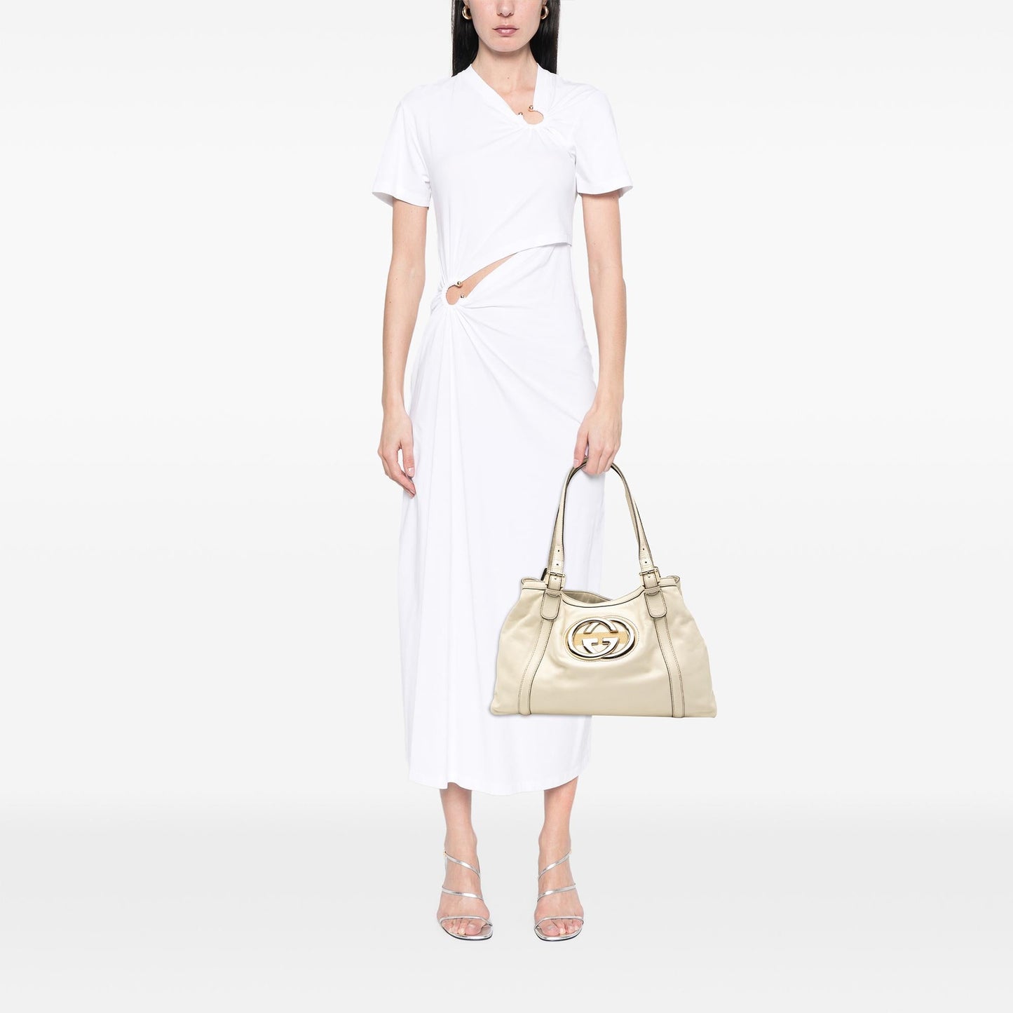 Gucci Leather Dialux Britt Tote