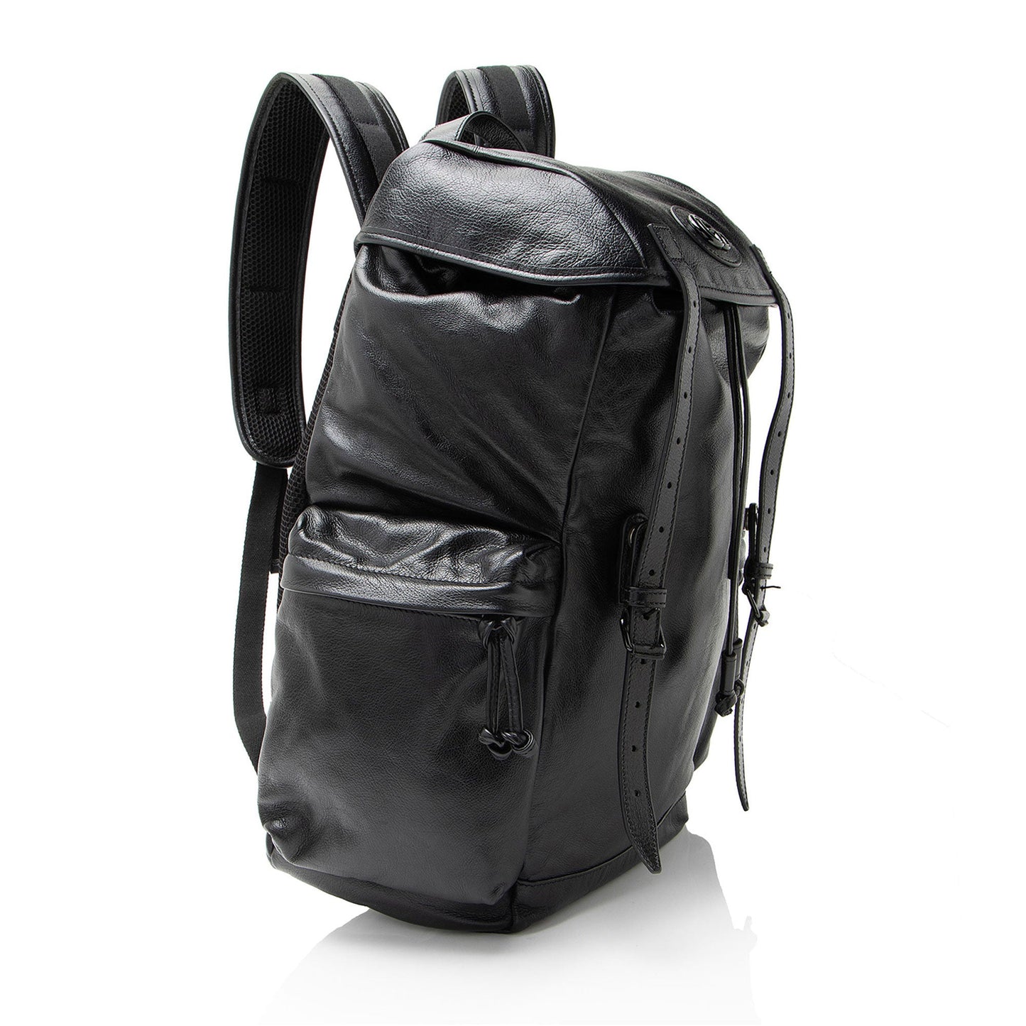 Gucci Leather Double G Backpack