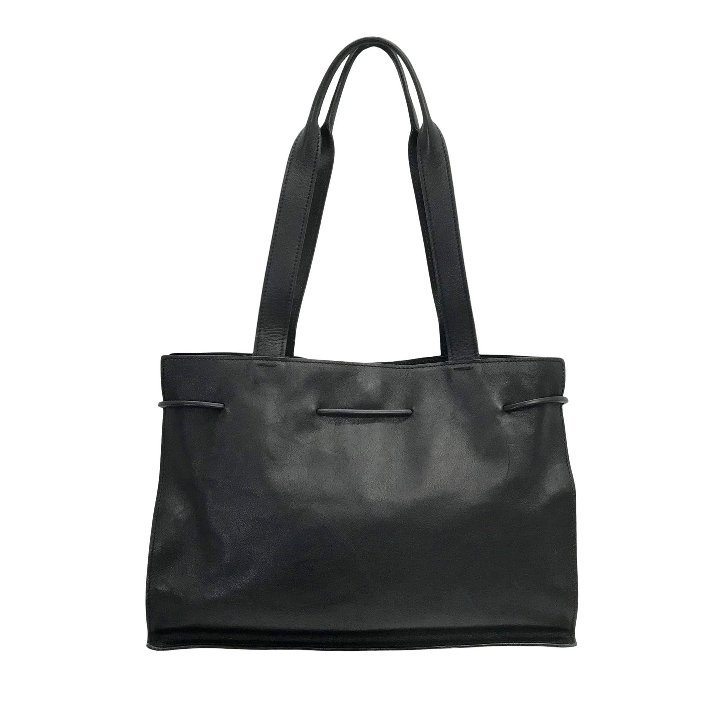 Gucci Leather Drawstring Tote