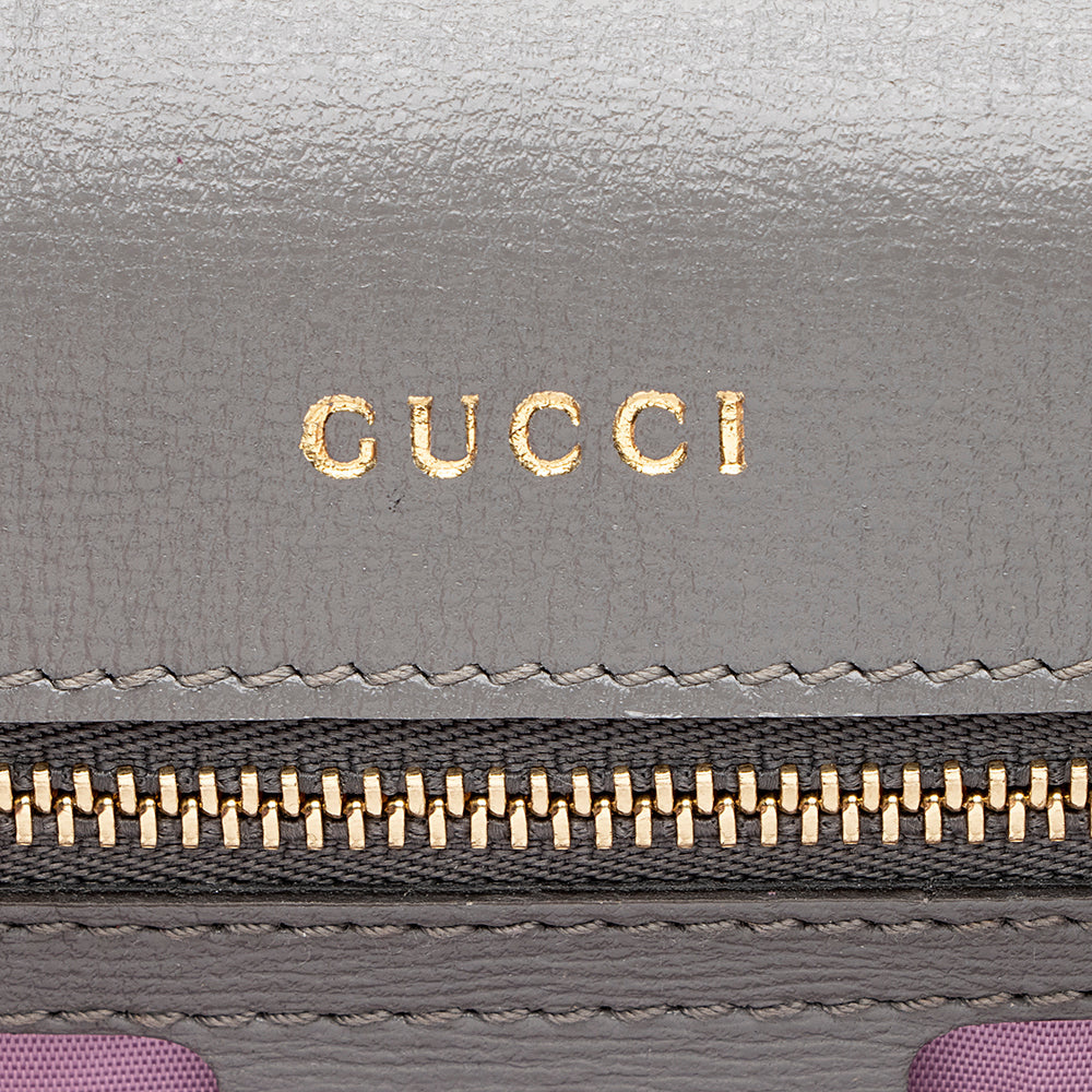 Gucci Leather GG Ring Medium Shoulder Bag - FINAL SALE (SHF-19440)