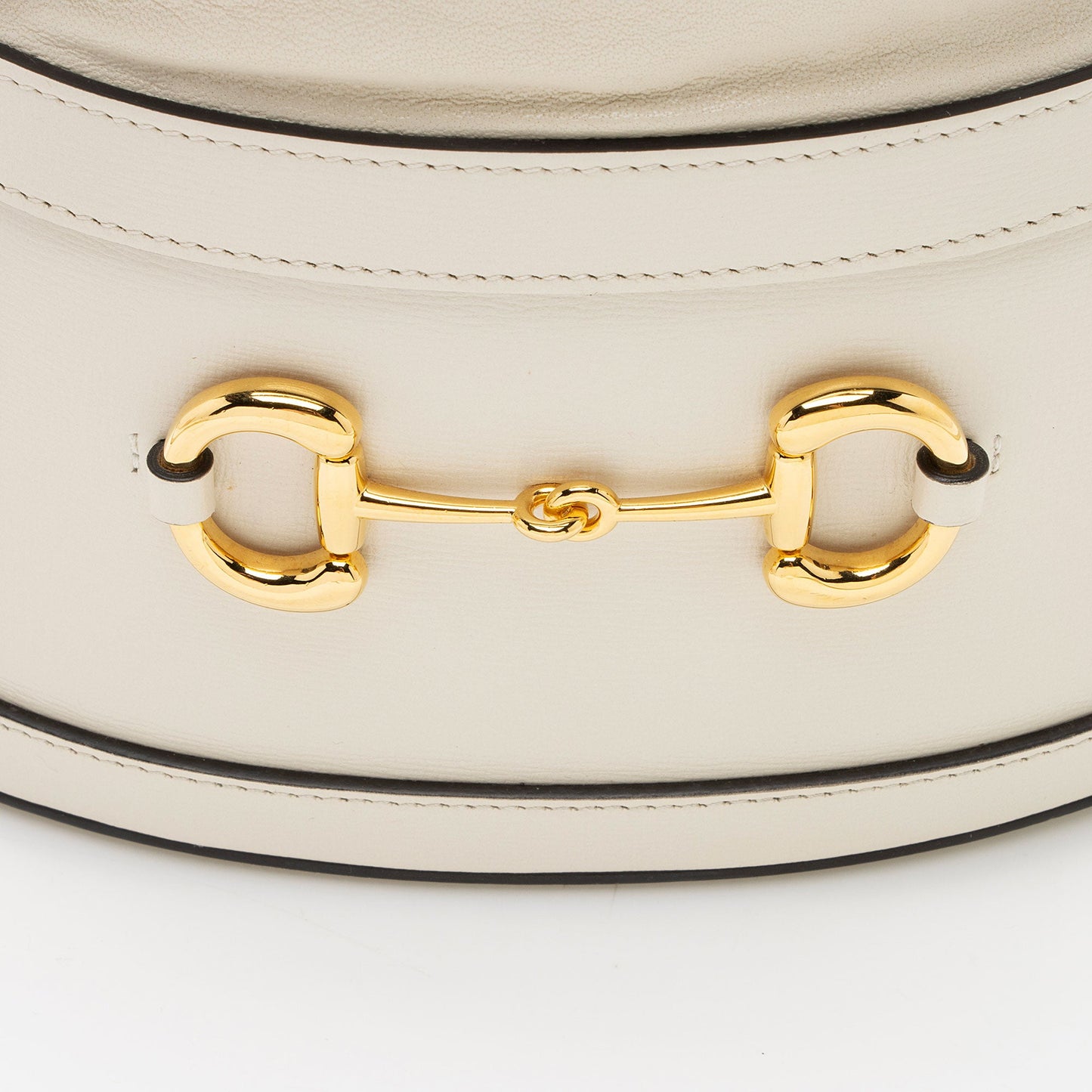 Gucci Leather Horsebit 1955 Drawstring Bucket Bag