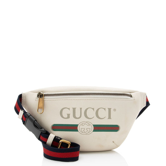 Gucci Leather Logo Belt Bag