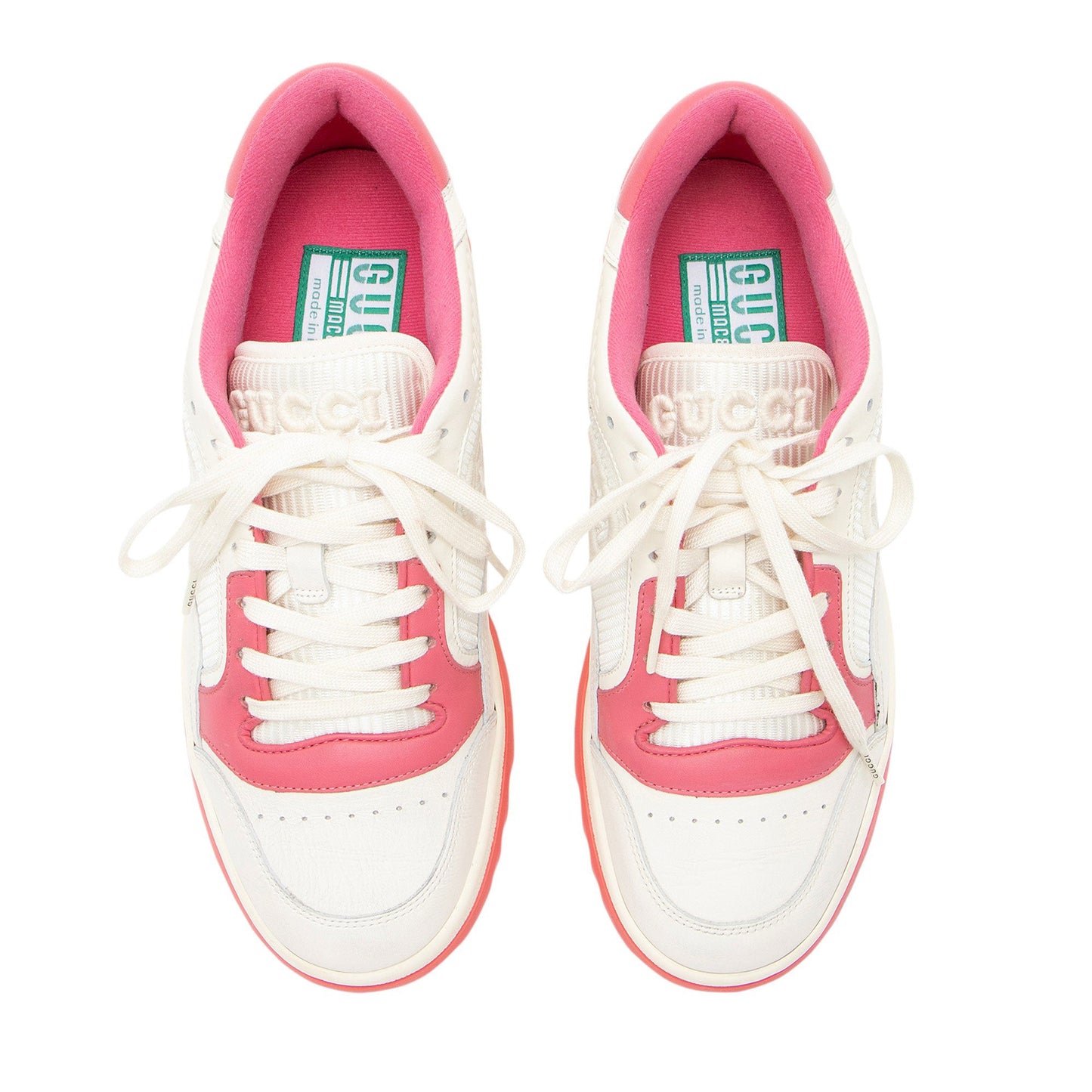 Gucci Leather Mac80 Sneakers - Size 9.5 / 39.5