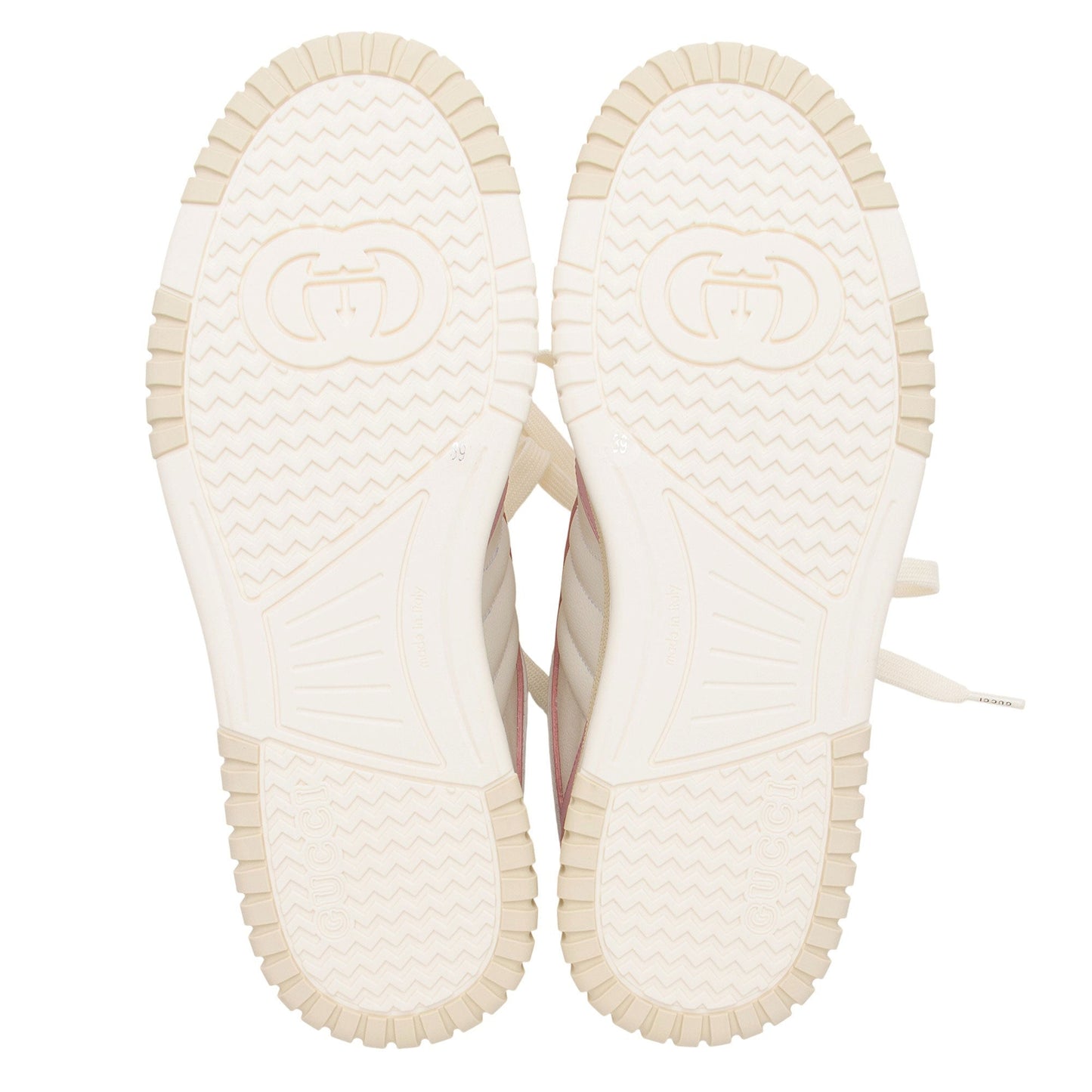 Gucci Leather Re-Web Low Top Sneakers - Size 9 / 39
