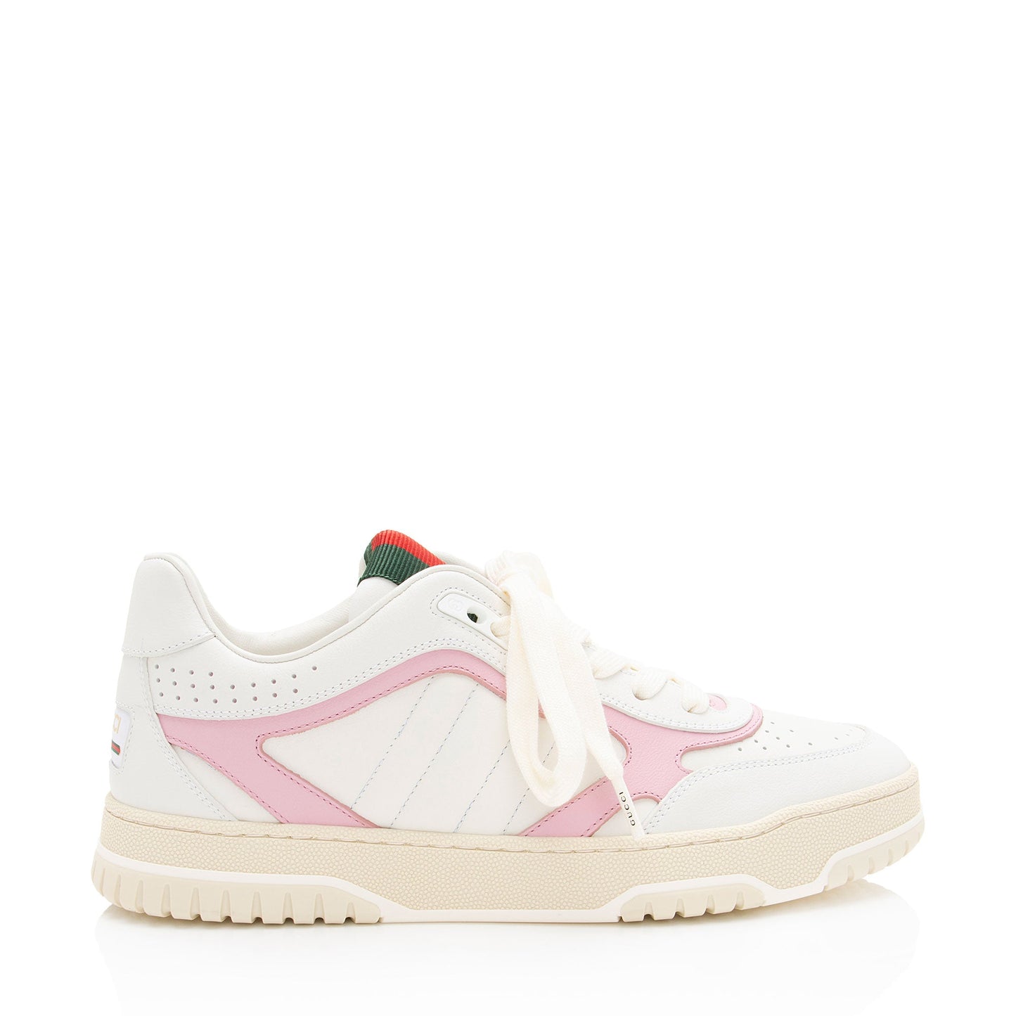 Gucci Leather Re-Web Low Top Sneakers - Size 9 / 39