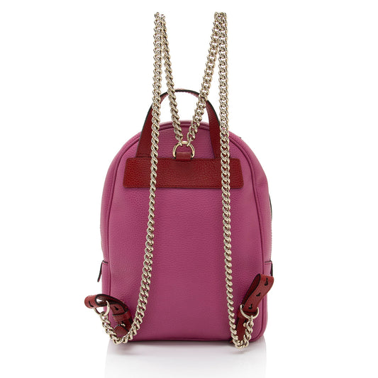 Luxury Gucci Trending 2025 Leather Soho Chain Backpack (SHF-5uKvn2)