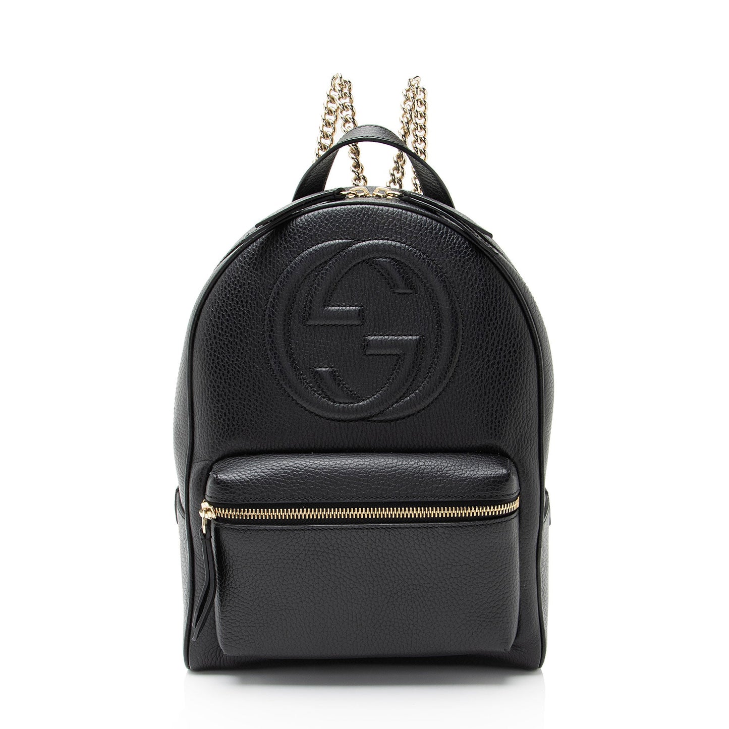 Gucci Leather Soho Chain Backpack