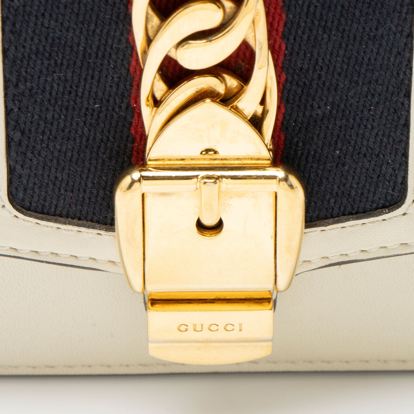 Gucci Leather Sylvie Super Mini Bag