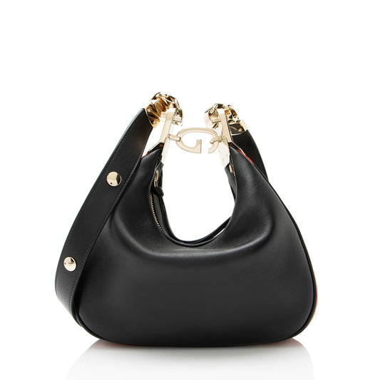 Gucci Leather Web Attache Small Shoulder Bag