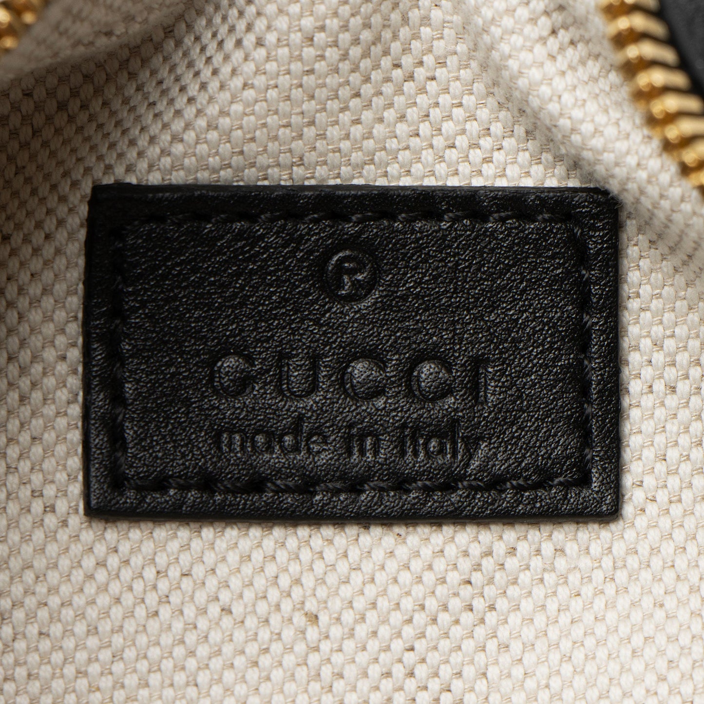 Gucci Leather Web Attache Small Shoulder Bag