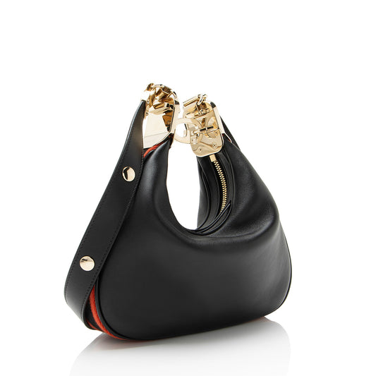 Gucci Leather Web Attache Small Shoulder Bag