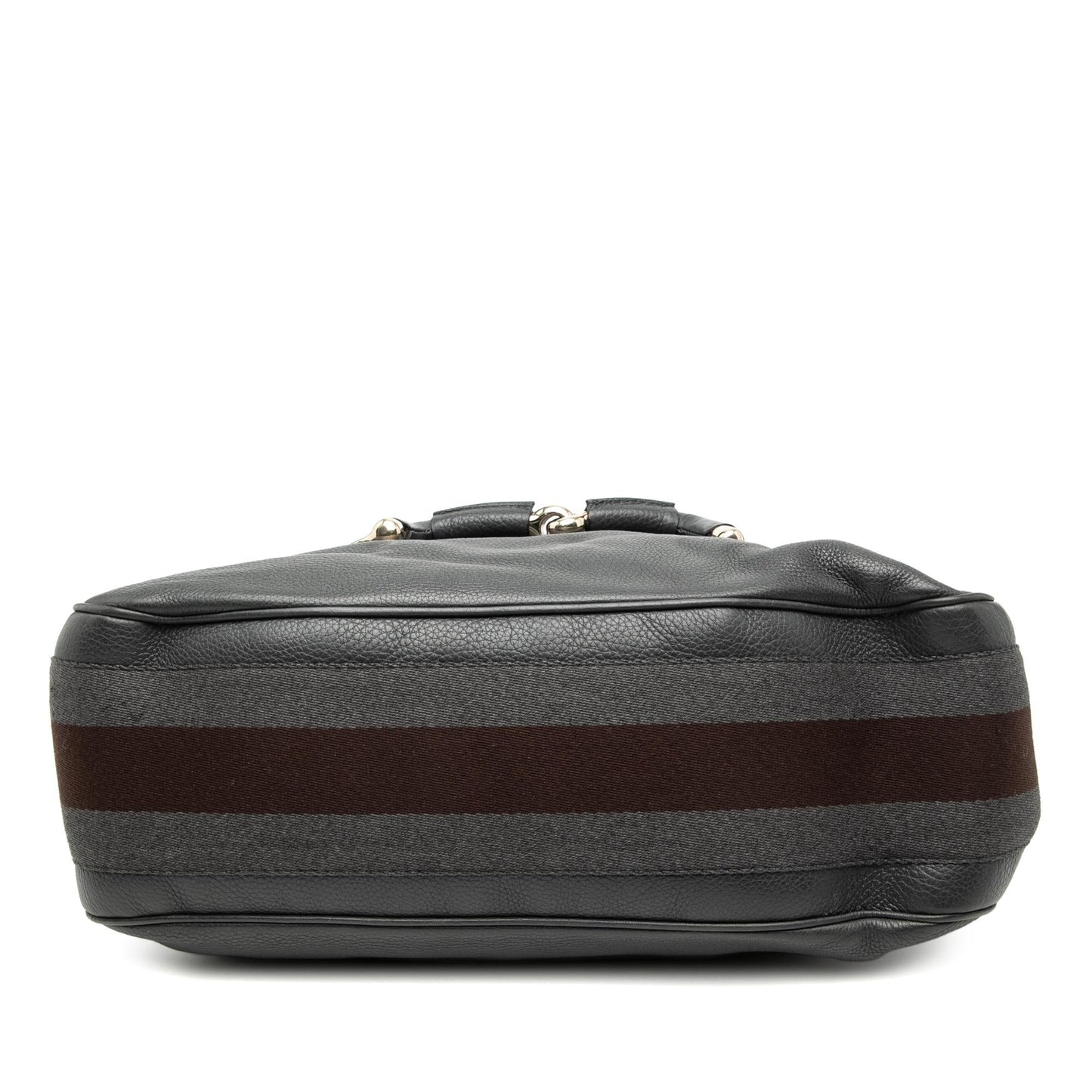 Gucci Leather Web Horsebit Heritage Hobo