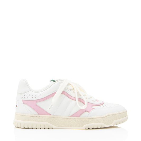 Gucci Leather Web Sneakers - Size 8.5 / 38.5