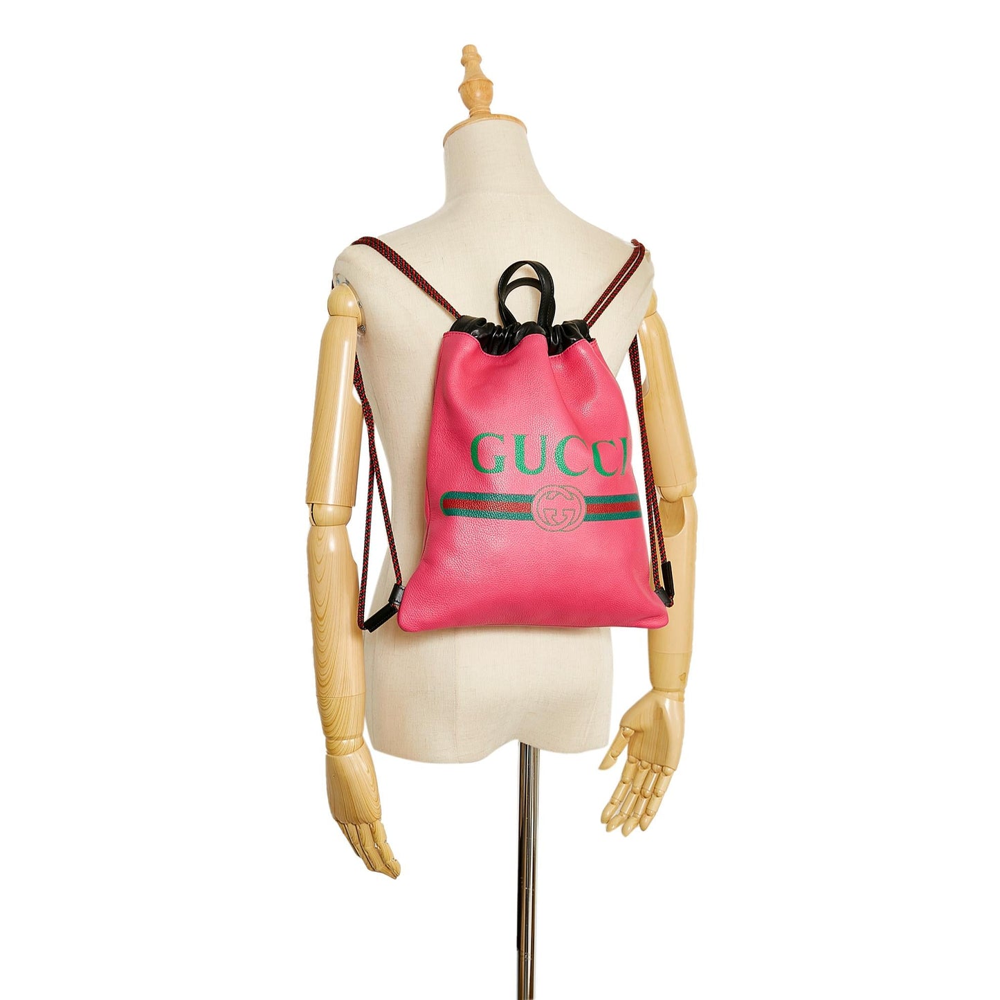 Gucci Logo Drawstring Backpack (SHG-7Bj0RA)