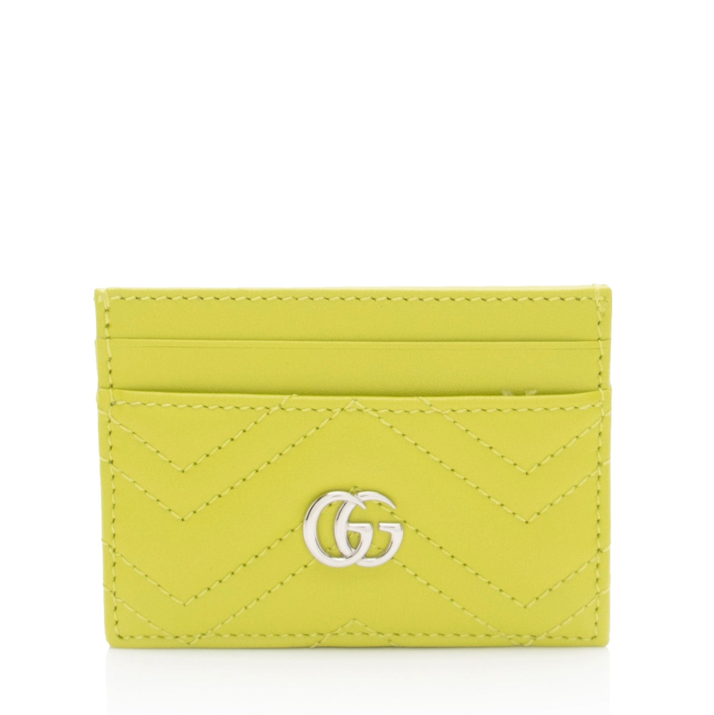 Gucci Matelasse Leather GG Marmont Card Case