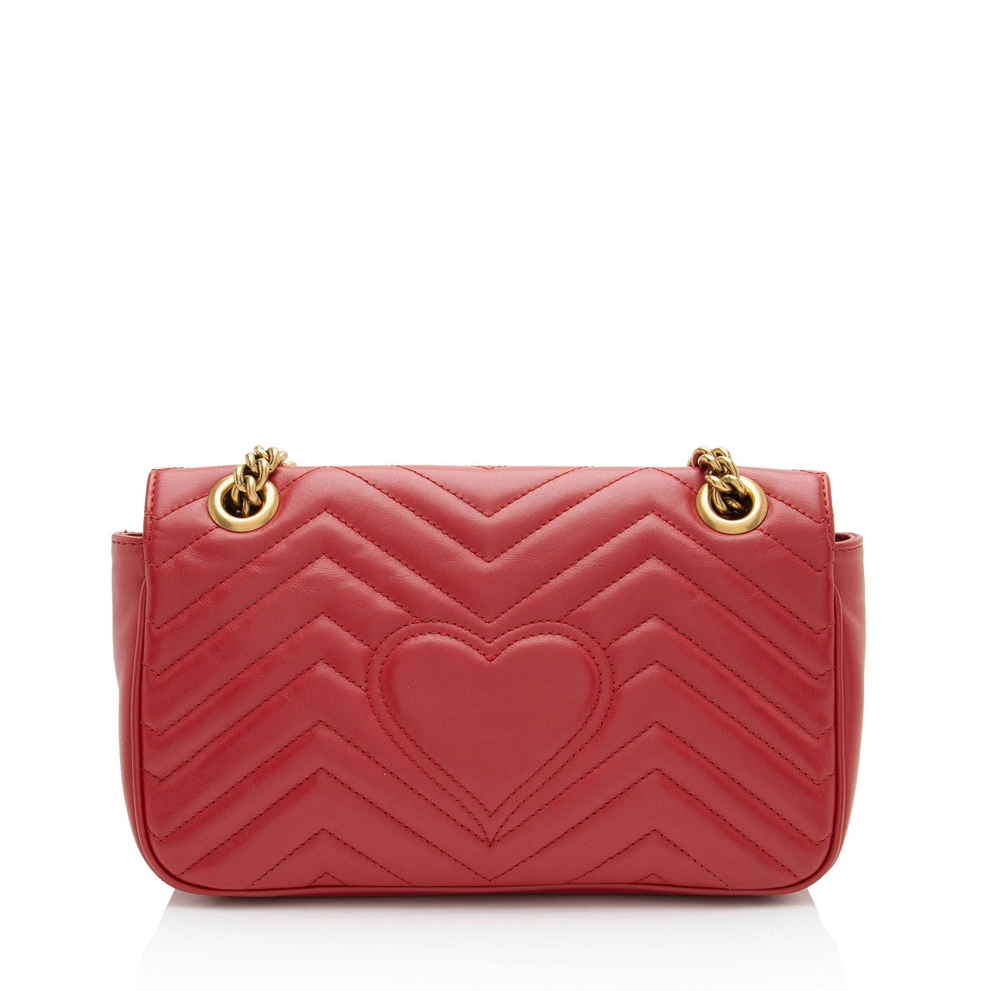 Gucci Matelasse Leather GG Marmont Medium Flap Bag