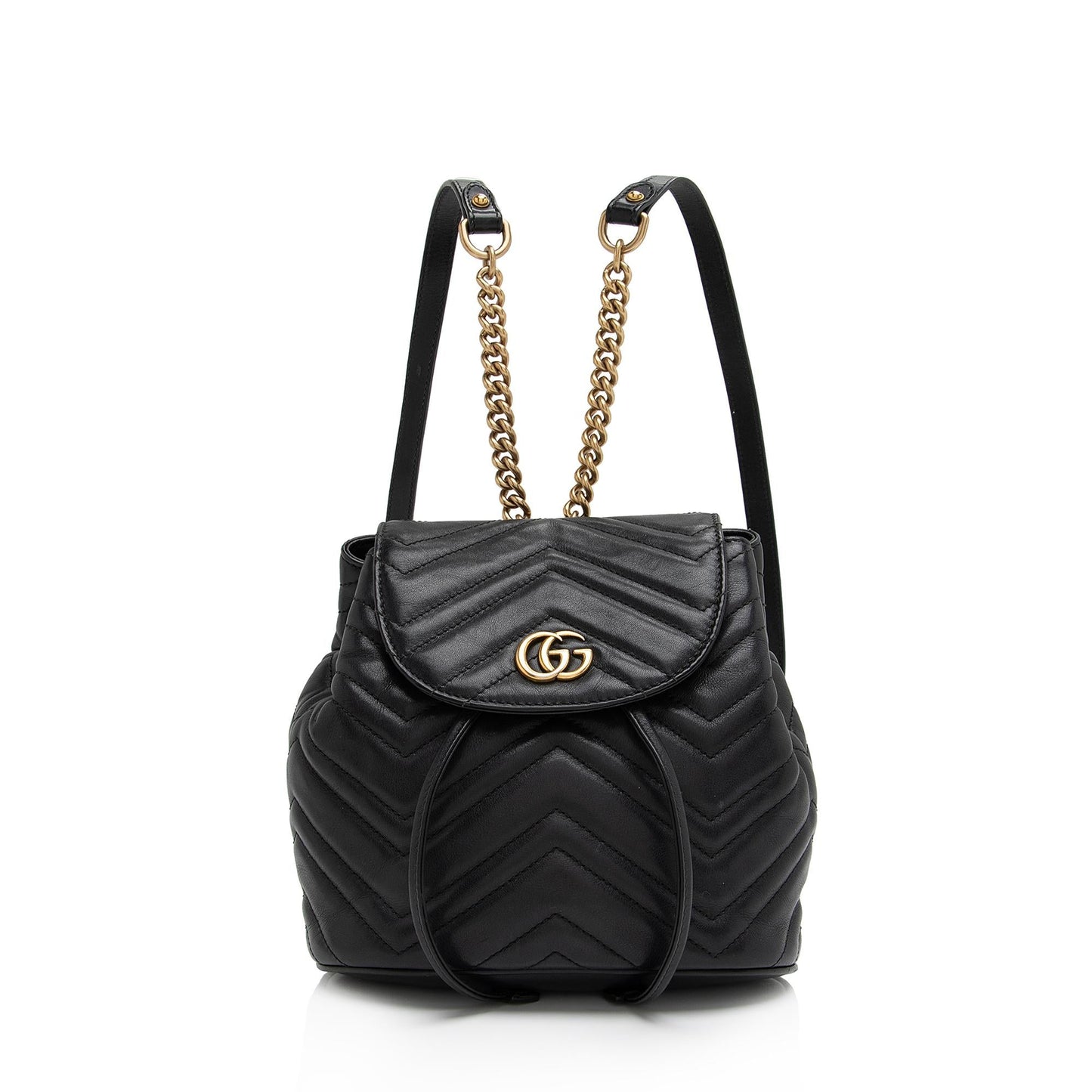Gucci Matelasse Leather GG Marmont Mini Backpack (SHF-WqOeC5)