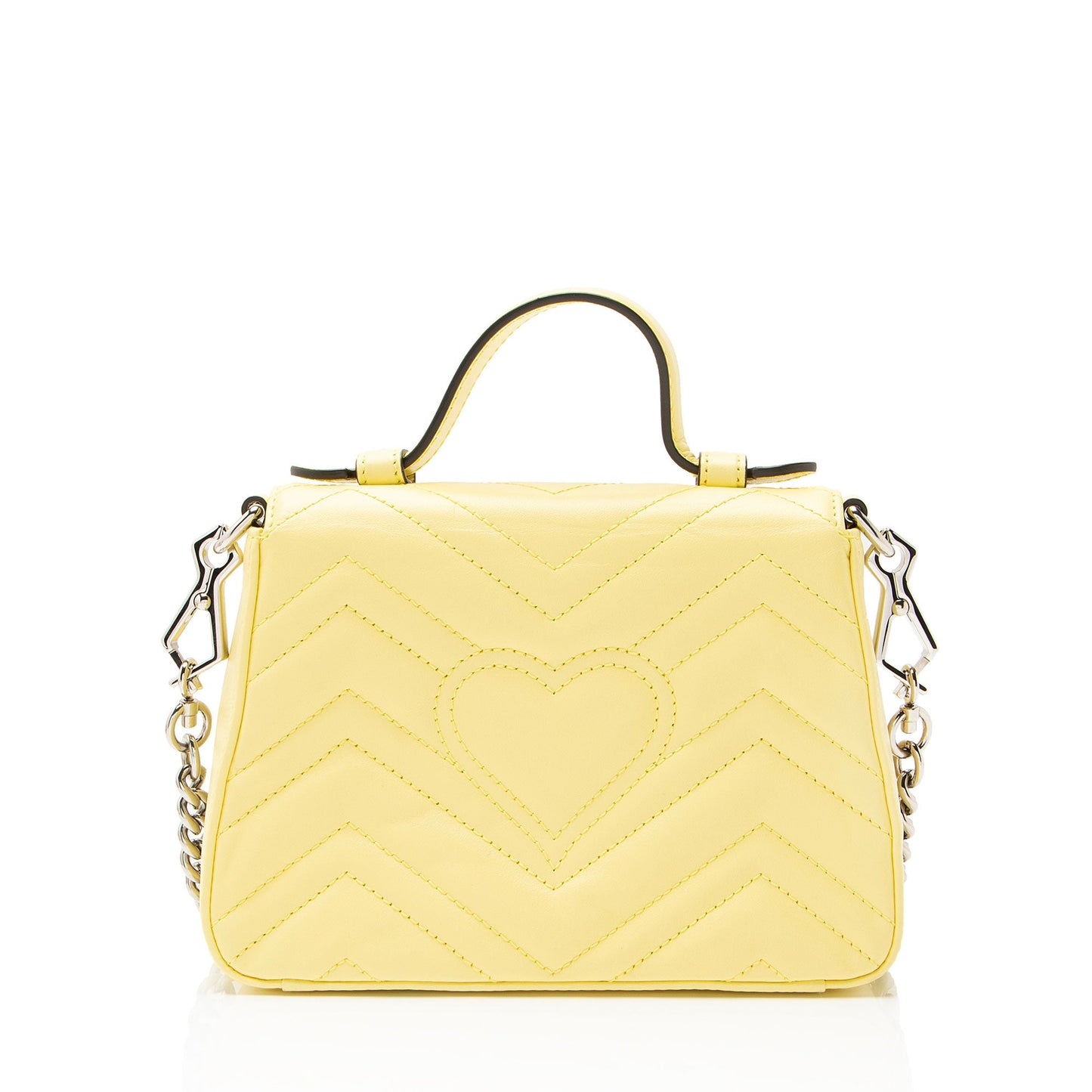 Gucci Matelasse Leather GG Marmont Mini Top Handle