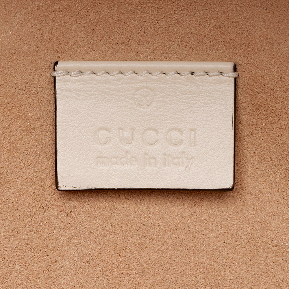 Gucci Matelasse Leather GG Marmont Round Mini Backpack (SHF-19850)