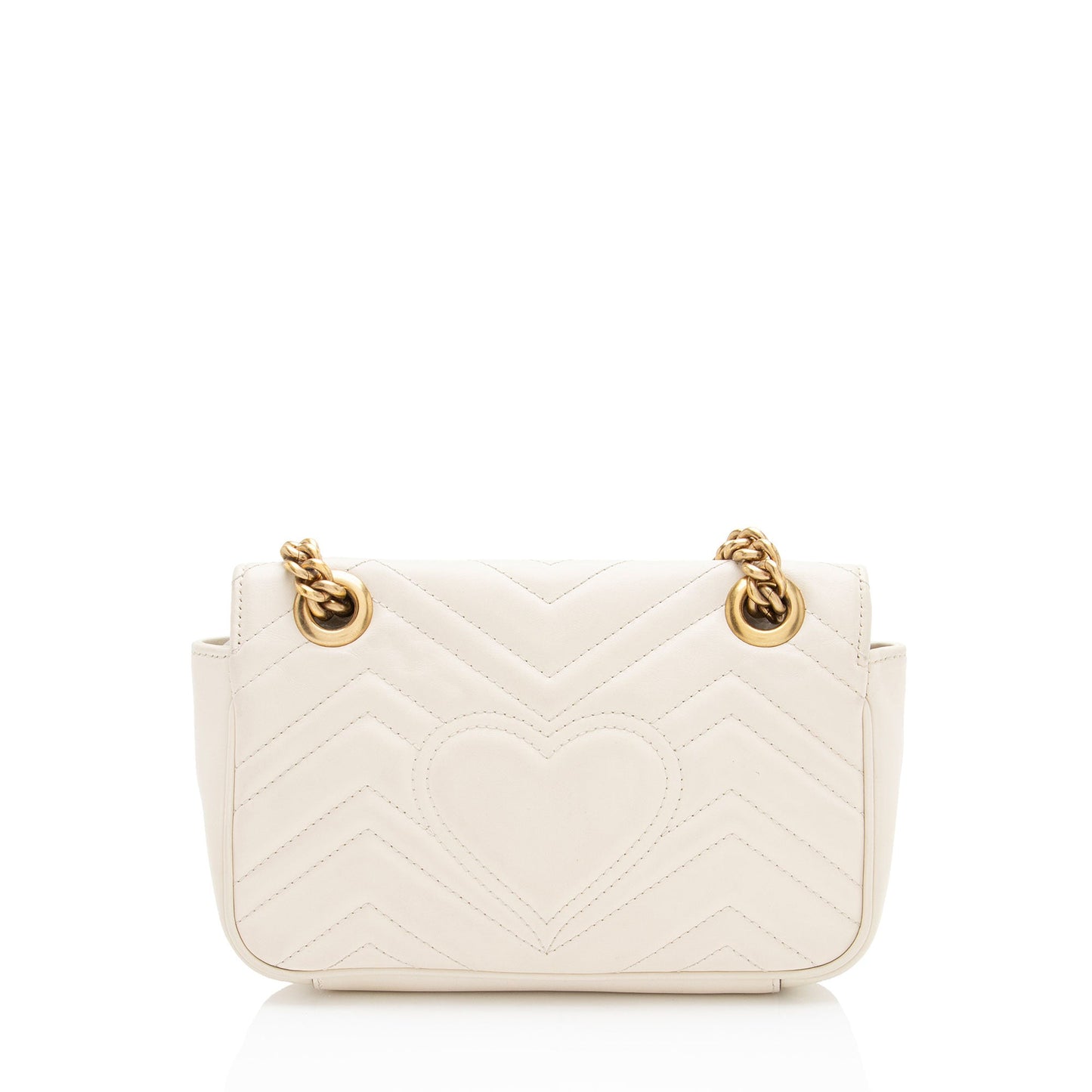 Gucci Matelasse Leather GG Marmont Small Flap Bag