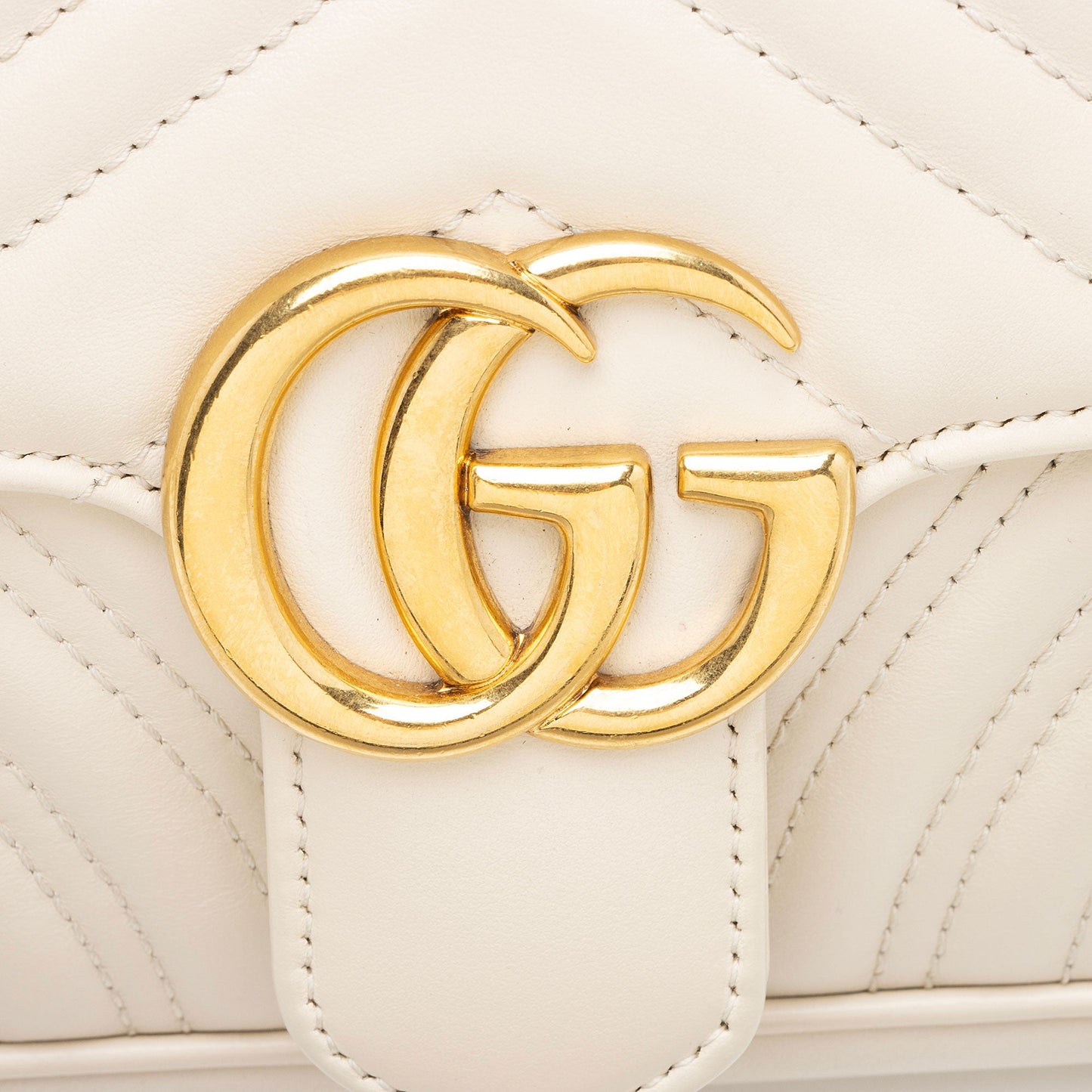 Gucci Matelasse Leather GG Marmont Small Flap Bag