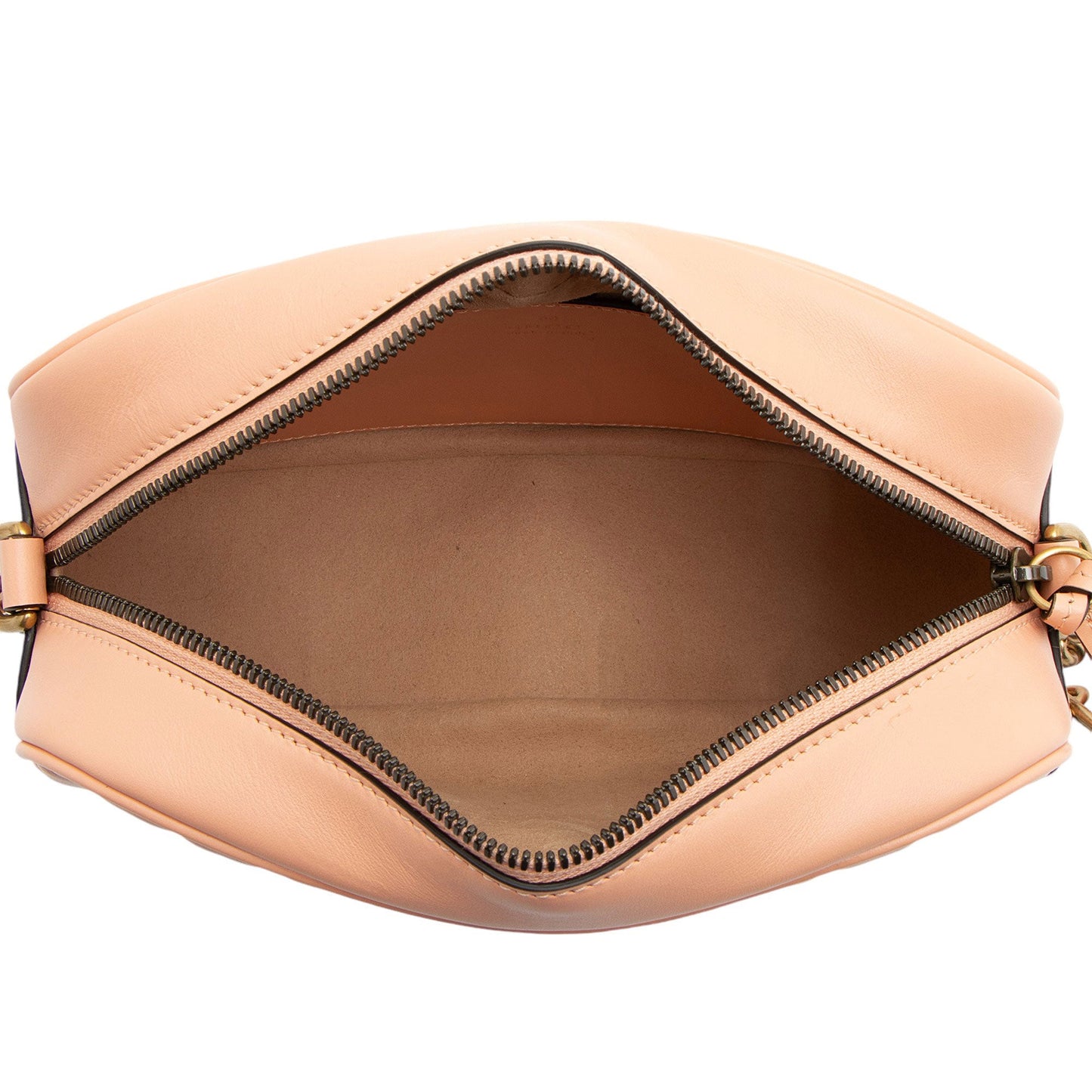 Gucci Matelasse Leather GG Marmont Vertical Ring Small Camera Bag