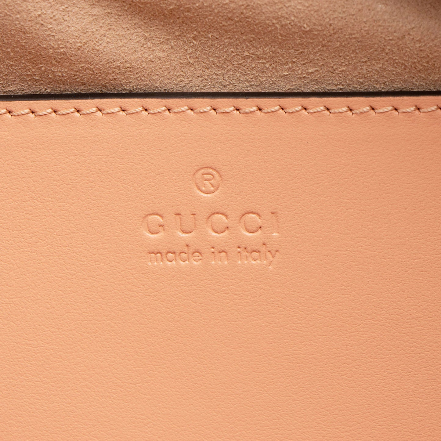 Gucci Matelasse Leather GG Marmont Vertical Ring Small Camera Bag