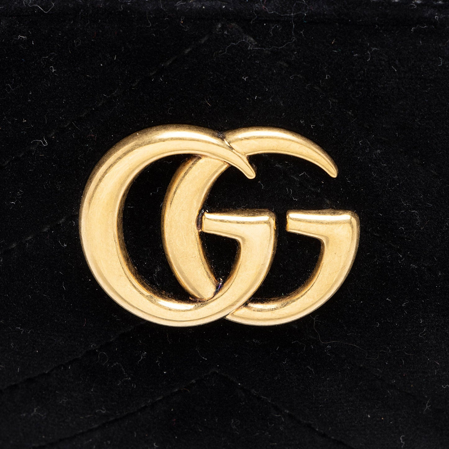 Gucci Matelasse Velvet GG Marmont Belt Bag - Size 34 / 85