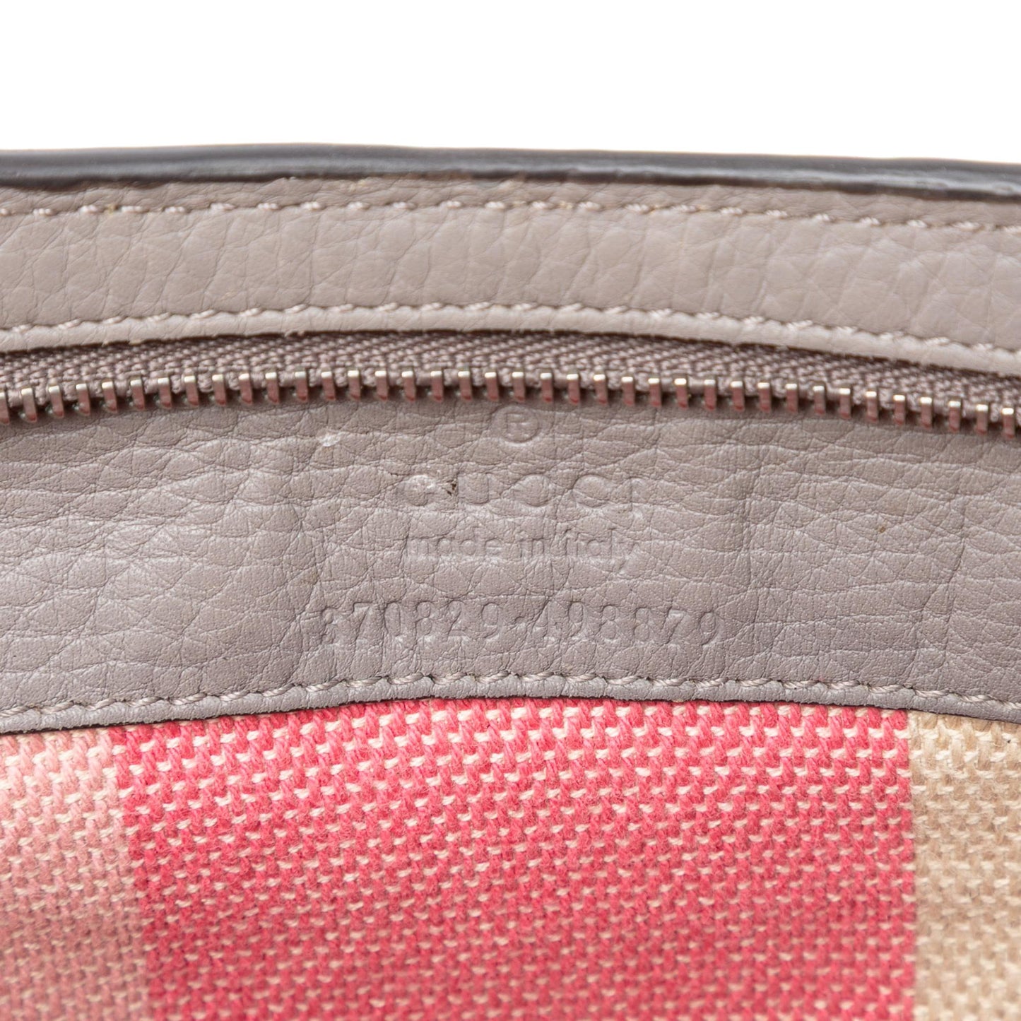 Gucci Medium Calfskin Bamboo Daily Shopper Satchel