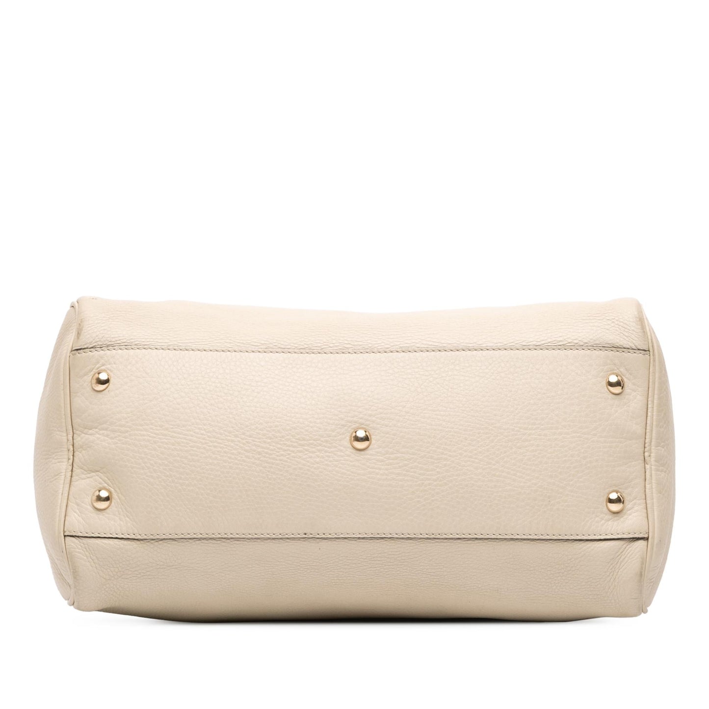 Gucci Medium Calfskin Bamboo Shopper Boston Bag