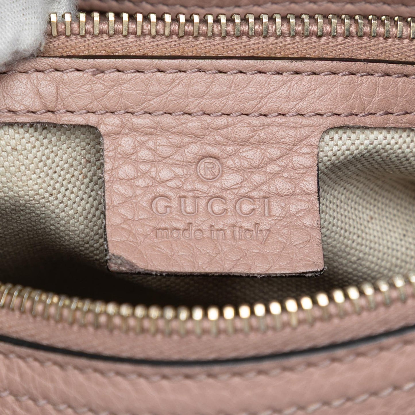 Gucci Medium Calfskin Bamboo Shopper Boston Bag