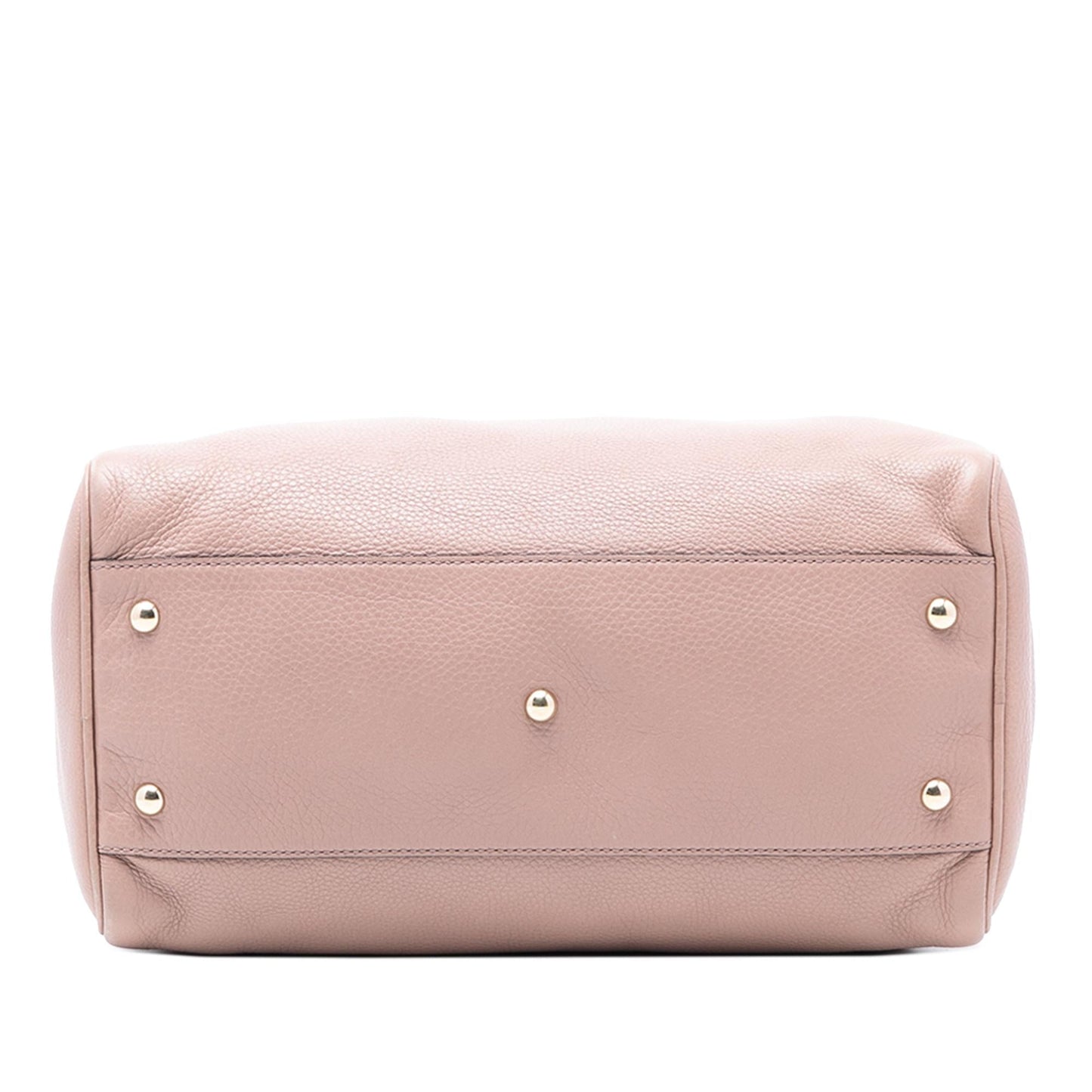 Gucci Medium Calfskin Bamboo Shopper Boston Bag