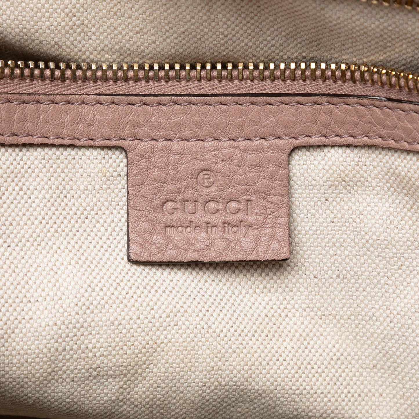 Gucci Medium Calfskin Bamboo Shopper Boston Bag