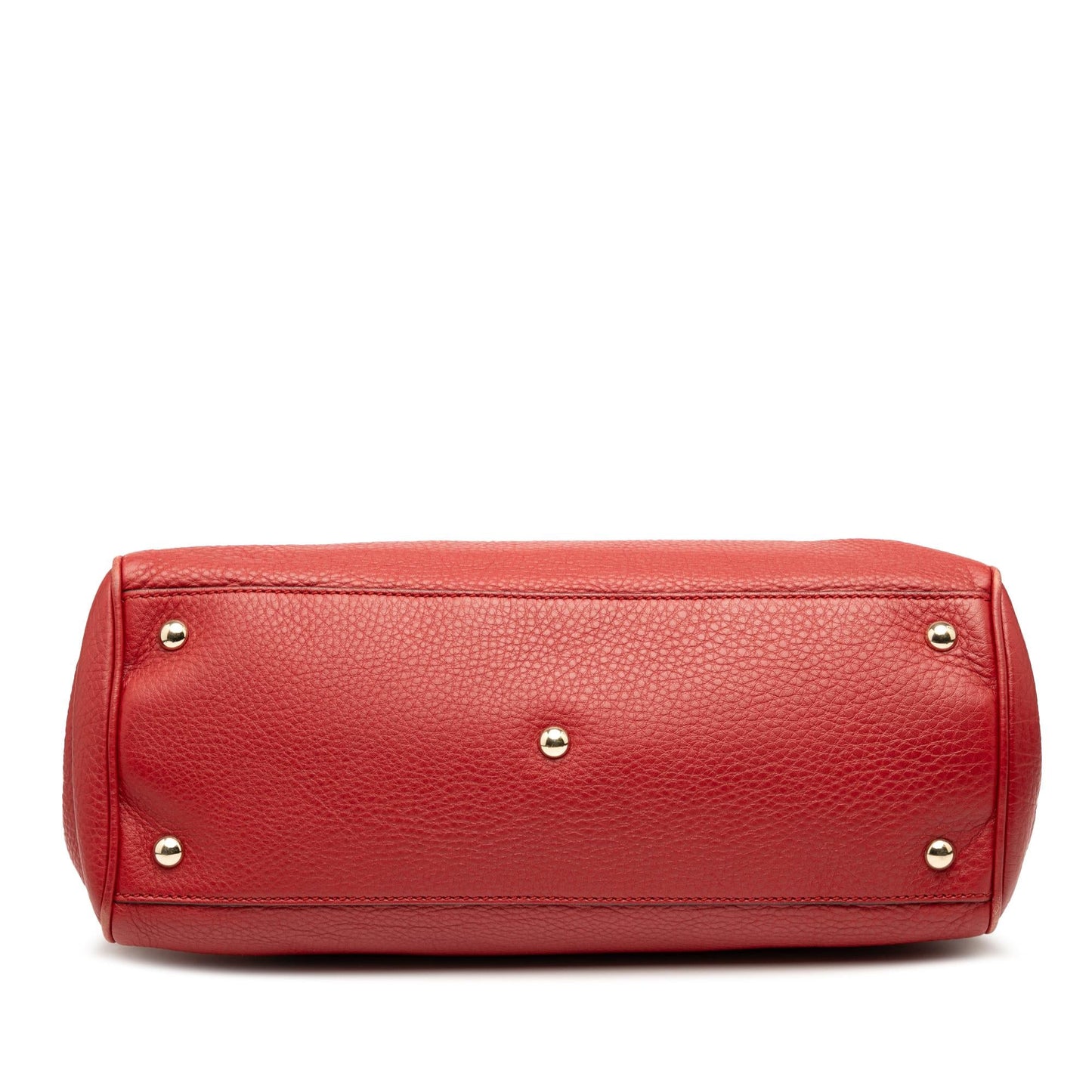 Gucci Medium Calfskin Bamboo Shopper Satchel