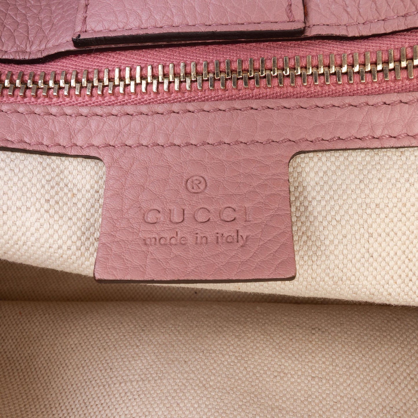Gucci Medium Calfskin Bamboo Shopper Satchel