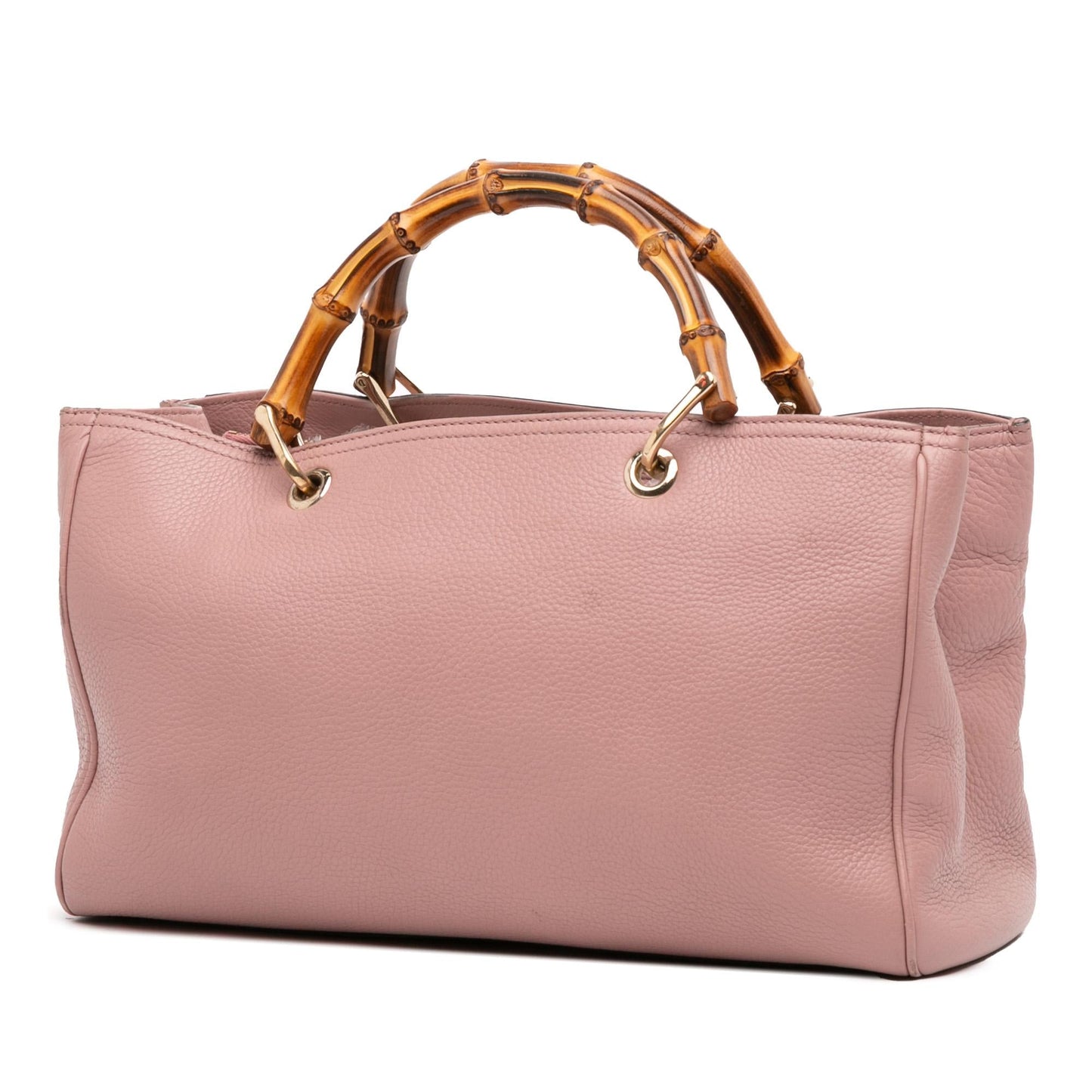 Gucci Medium Calfskin Bamboo Shopper Satchel