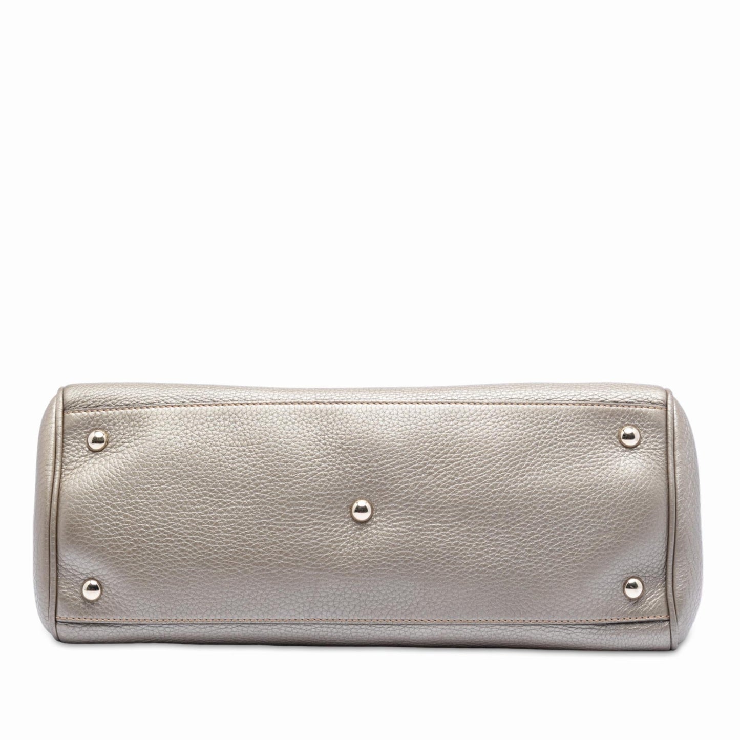 Gucci Medium Calfskin Bamboo Shopper Satchel