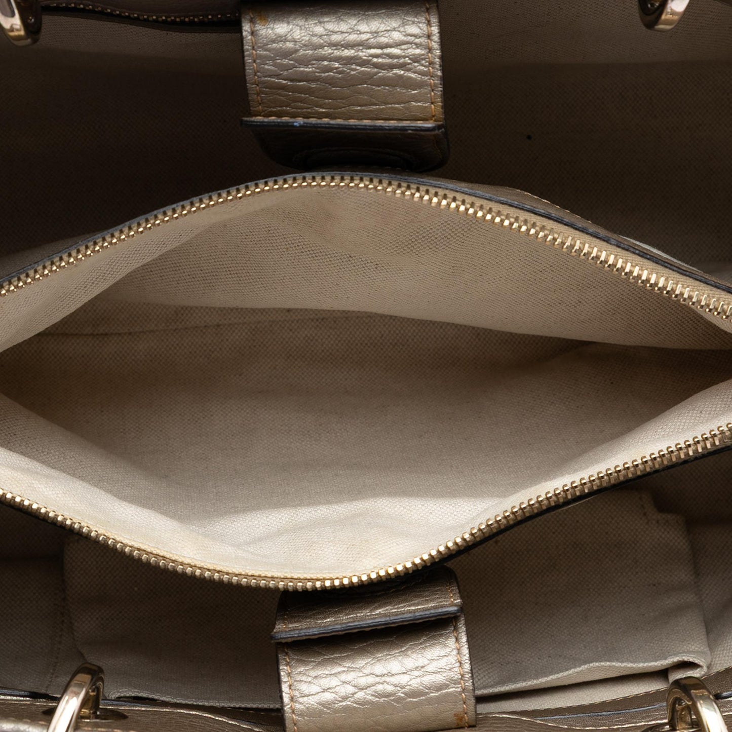 Gucci Medium Calfskin Bamboo Shopper Satchel