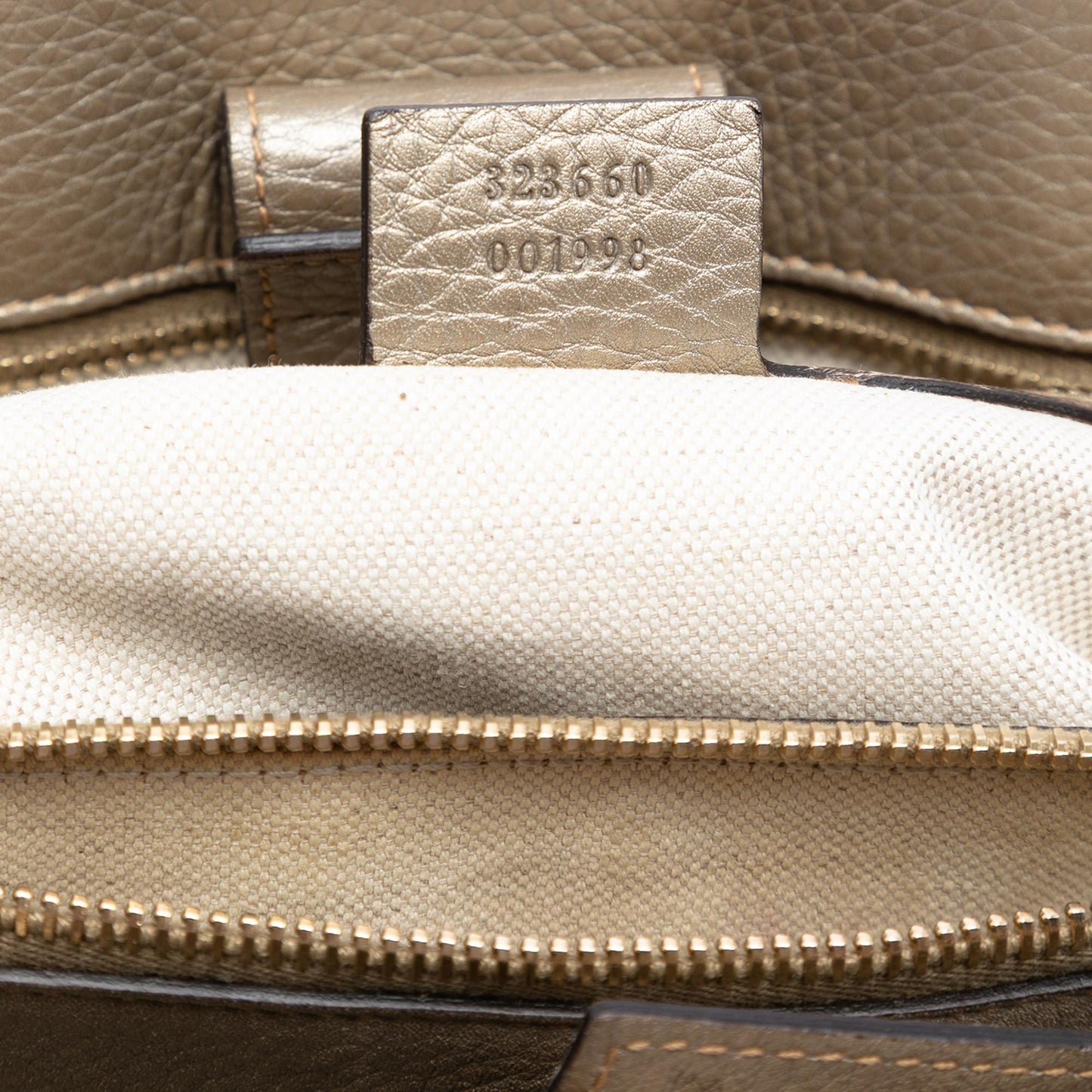 Gucci Medium Calfskin Bamboo Shopper Satchel