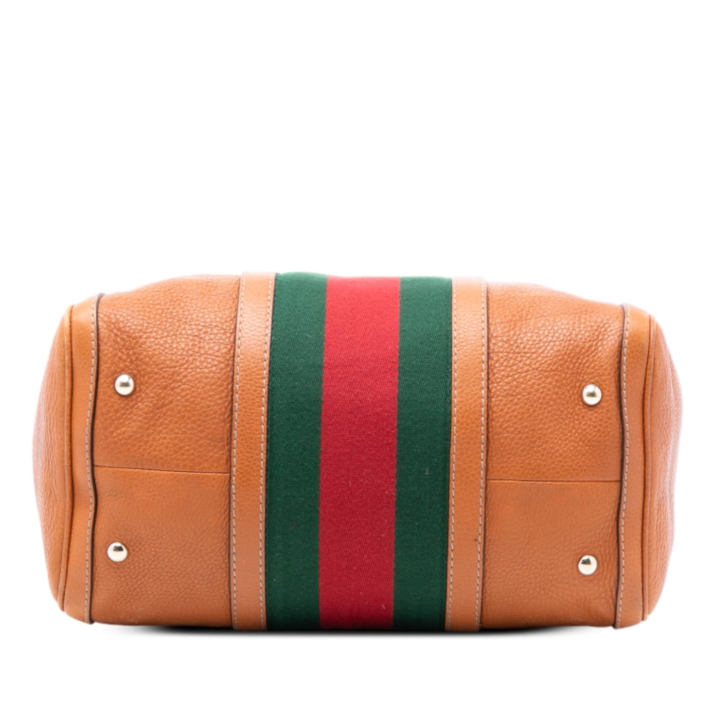 Gucci Medium Calfskin Web Joy Boston Bag
