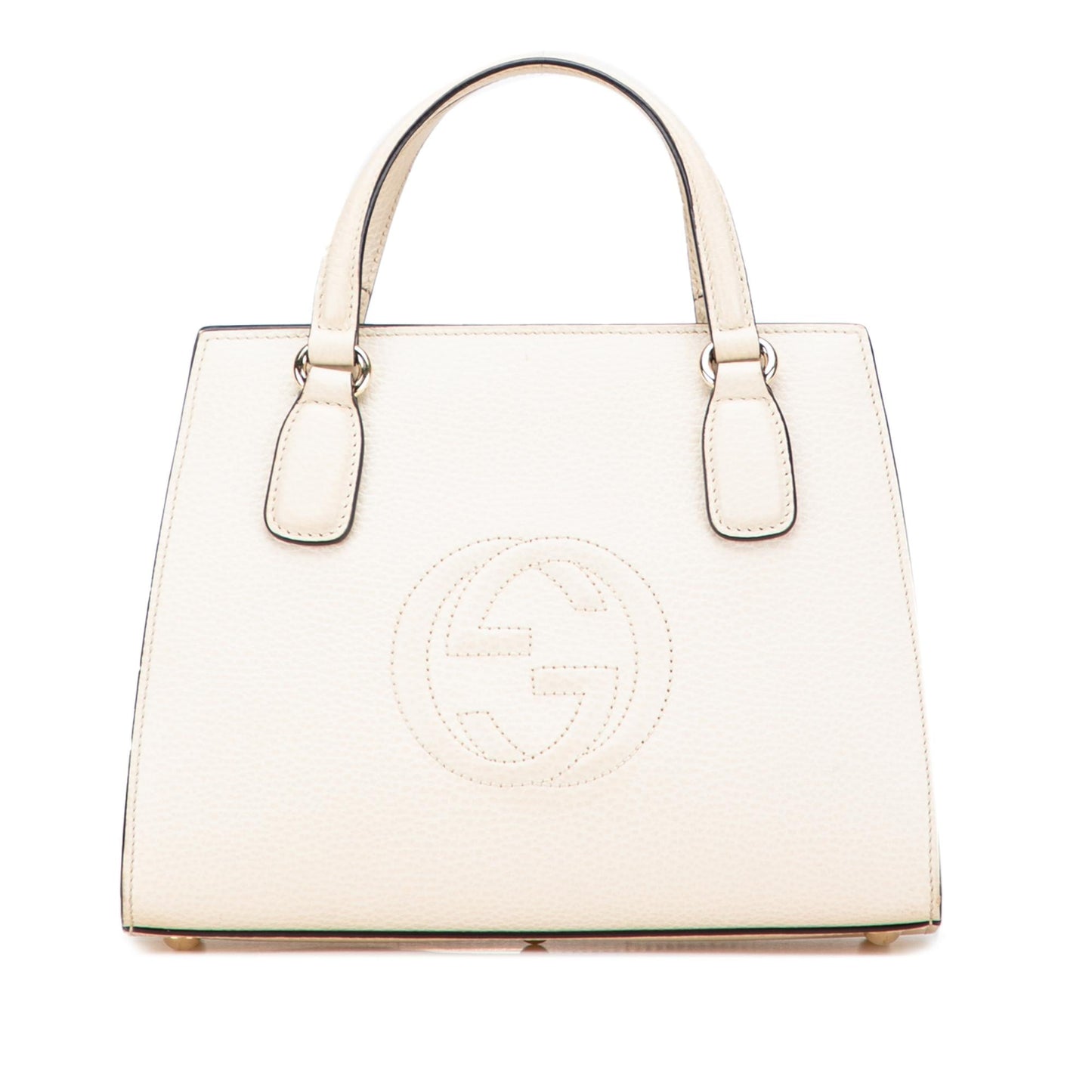 Gucci Medium Dollar Calf Soho Top Handle Convertible Tote