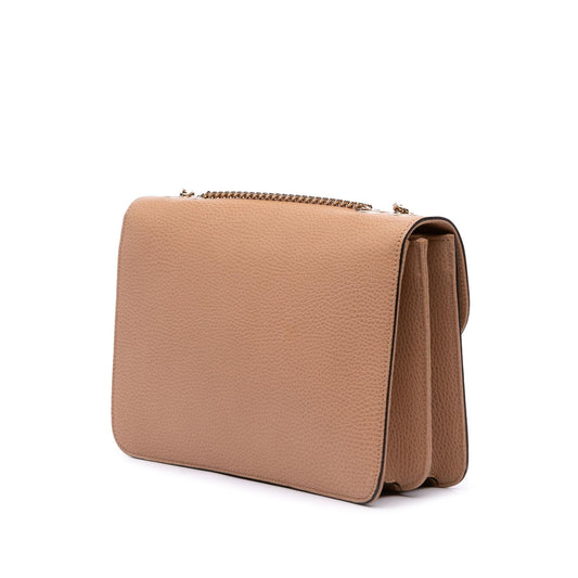 Gucci Medium Dollar Calfskin Interlocking G Crossbody