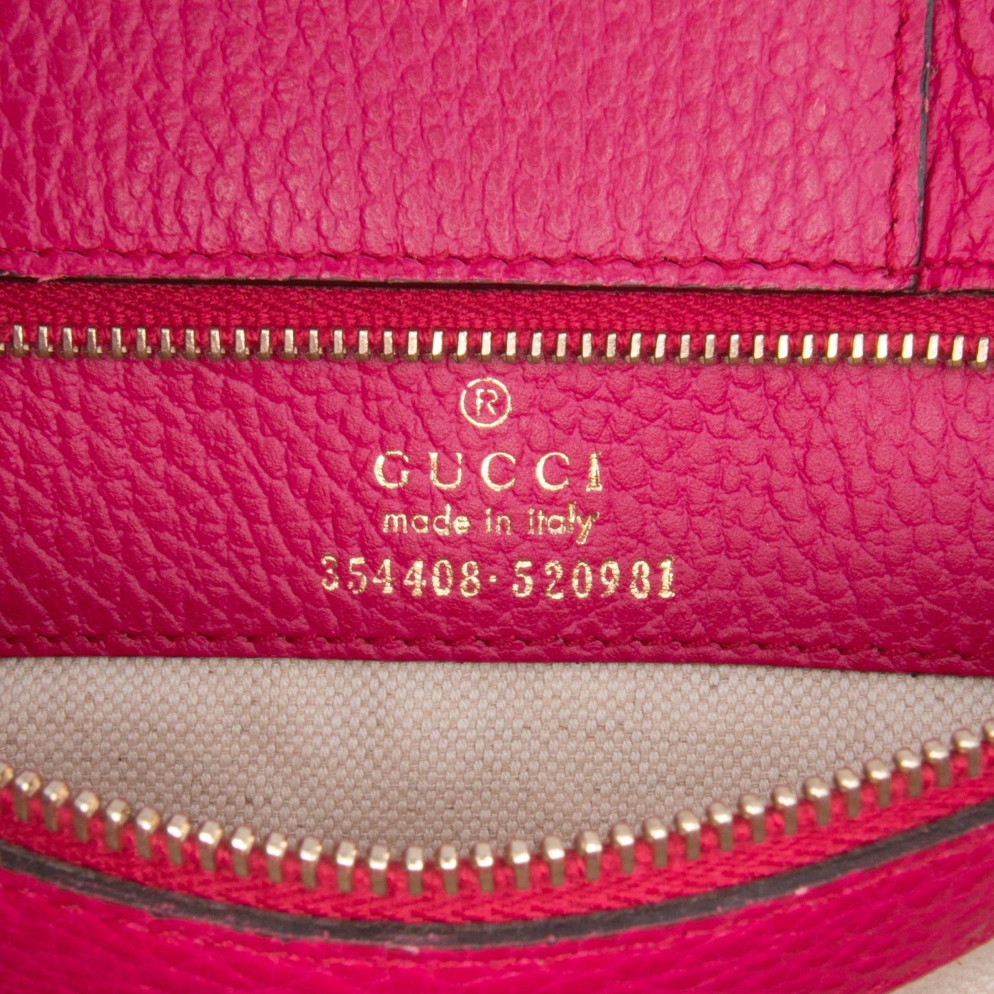 Gucci Medium Dollar Calfskin Swing Tote