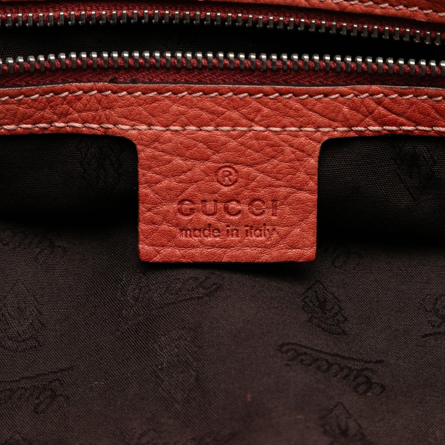 Gucci Medium GG Canvas Bamboo Bar Tote