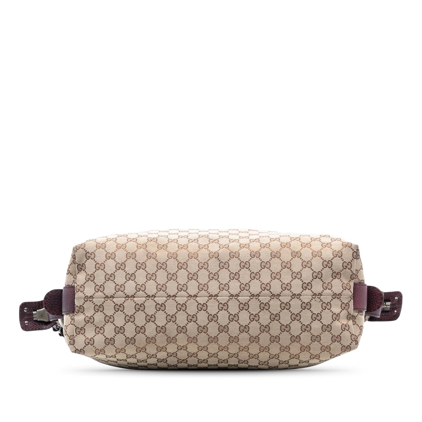 Gucci Medium GG Canvas Bamboo Bar Tote