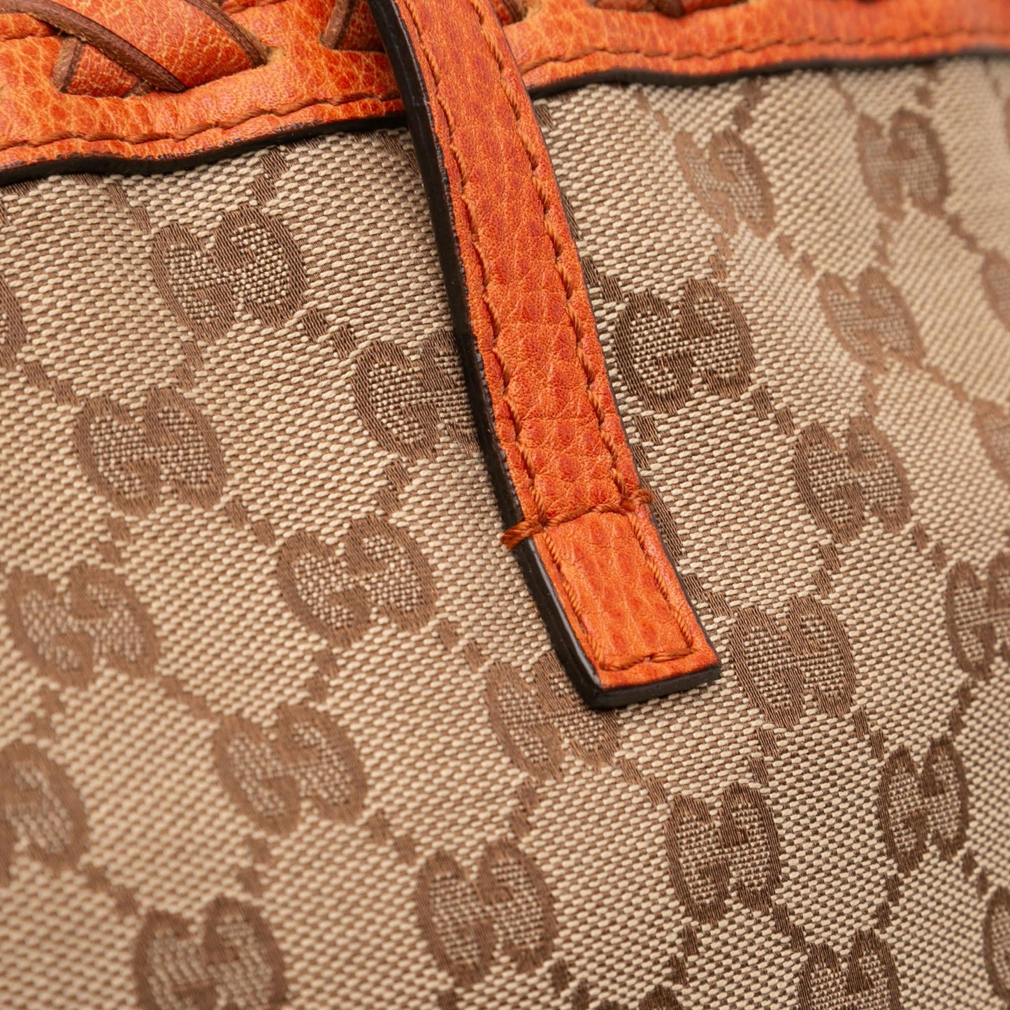 Gucci Medium GG Canvas Bamboo Tassel Tote